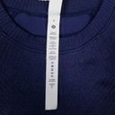 Lululemon  Rest Less Pullover Night Sea / Night Sea Sz 4 Photo 7