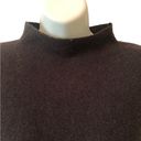 Nanette Lepore Nanette By  Wool Blend Mock Neck Sweater M Side Zippers Black Fall Photo 4