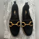 ZARA  Embellished Black & Gold Espadrilles Women's SIZE 37 like new Photo 7