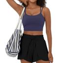 Halara NWT Frill High Waisted Elastic Waistband Drawstring Flowy Stacked Shorts Photo 11