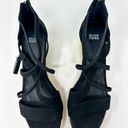 Eileen Fisher  Wanda Black Tumbled Nubuck Espadrille Wedge Sandal, NEW, Size 11 Photo 6