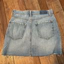 Aeropostale Denim Mini Skirt High Rise Photo 3