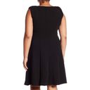 London Times NWT  Black Fit Flare Cocktail Dress 3X Photo 1