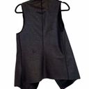Krass&co ISDA &  Faux Fur Asymmetrical Vest Black vest Photo 1