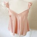 Victoria's Secret  Pink Ruffle Strap Satin Sleep Cami  Photo 0