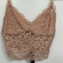 Lulus NEW  LACE PINK ROSE BRALETTE size small Photo 14