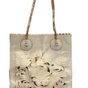 Patricia Nash Large  Burnished Tooled Leather Gold Metallic Cavo Tote Photo 2