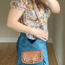 Bueno  boho bag blue and brown braiding Photo 6