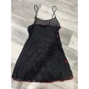 Frederick's of Hollywood Fredricks Of Hollywood Lace Lingerie Dress Heart Embroidery Black Size M Photo 2