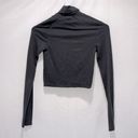 Divided Cropped turtle neck XXS  by H&M grey gray long sleeved crop turtle neck Photo 1