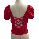 Sim & Sam  Women Pink Crop Top NWT (36-54) Photo 2