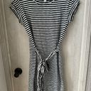 J.Crew  Striped Black and White 100% Cotton Dress Photo 5