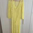 Open Edit Yellow Lace Maxi Dress Photo 5