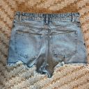 ZARA High Waisted Jean Shorts Photo 2