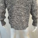 Vintage Havana  Marled Gray Distressed Side Zippers Slouch Sweater Photo 6