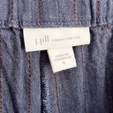 J.Jill  Linen Women’s Jenna Stretch Belted Wide Leg Crop Pants Blue Size Small Photo 5