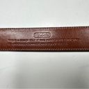 Coach  Brown Leather Belt Unisex 38” x 1” EUC Small Photo 2