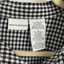 White Stag white and black check gingham button up long sleeve shirt blouse Y2K Photo 1