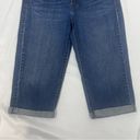 Levi's Levi’s Cuffed Capri Mid Rise Blue Stretch Denim Pants Jeans Sz 10 Photo 3