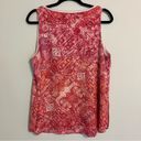 Violet+Claire  Paisley Print V-neck Layered Tank - Size L Photo 4