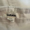 Garage  White Denim Raw Hem Mini Skirt Women’s Size Small Photo 2