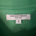 Grayson Threads  Sweatshirt Womens Size S Kelly Green Malibu Tennis Club Graphic Photo 2