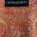 Cynthia Rowley  size large sleeveless top, orange and white and pink tank top Photo 2