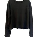 Gottex  NWOt black cropped sweatshirt size m Photo 0