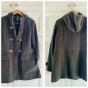 Pendleton  Merino Wool Hooded Car Coat Shacket, Olive Green & Toggle Close sz. 18 Photo 2