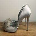 Audrey Brooke  silver heels size 7 Photo 5