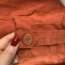 Coldwater Creek  Fall Orange Blazer Long Sleeve Button Front Up Jacket Women's 16 Photo 1