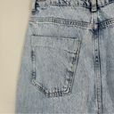 ZARA  | Light Wash Distressed Wide Leg Jeans Size 8 Women's Photo 5