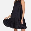 Joie NWT  Limited Edition Button Front Sleeveless Black Tiered Dress XL Photo 0