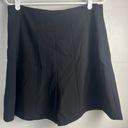 ZARA NWT  Black high waisted pleated shorts with side zipper size XL Photo 3