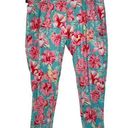 Simply Southern  Leggings Joggers Bright Floral Women's Large Cropped Photo 0