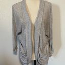 Say Anything - Women's Grey Cardigan Size XXL Pockets Photo 1