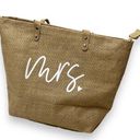 ma*rs “” Bridal Canvas Beach Zippered Tote Bag Photo 0