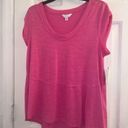 Bubblegum Size medium pink bright  knit scoop neck blouse shirt Photo 1