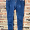 Faded Glory  Dark Wash Blue Denim Skinny Jegging Jeans Women's Size 6P Petite Photo 0