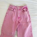 ZARA Pink Denim Jeans Photo 1