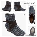 Comfortview NWOT  The Kimora Tweed Bootie By Comfort View size 10.5 Photo 1