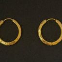 18K Gold Plated Gold Hoop Earrings for Women Photo 0