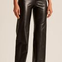 Abercrombie & Fitch Abercrombie Vegan Leather Pants Photo 0