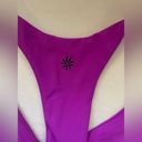 Athleta NWT  Transcend Bodysuit Size Small Purple Color Photo 7