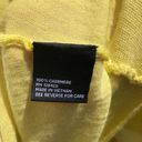 Carlisle  Collection Small Cashmere Cardigan Sweater Top Open Yellow Long Sleeve Photo 6