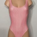 Wildfox New.  red stripe swimsuit. Small. Retail $178 Photo 0