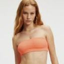 Good American  Perfect Fit Bikini Set Size 0 (xsmall) Orange Cream Jacquard NWT Photo 7