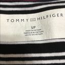 Tommy Hilfiger  Black & White Striped Short Sleeve Stretch Shirt Dress SP Photo 7