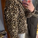 American Eagle Fleece Cheetah Jacket Photo 1