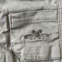 Disney Vintage Walt  World Roll Up Cargo Safari Cropped Cargo Pants | Khaki | XL Photo 5